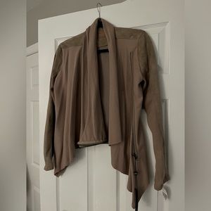 Blank NYC deep taupe jacket, size small , new with tags